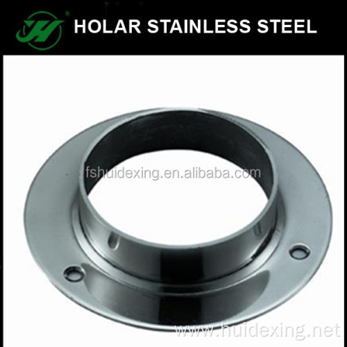 square handrail floor flange